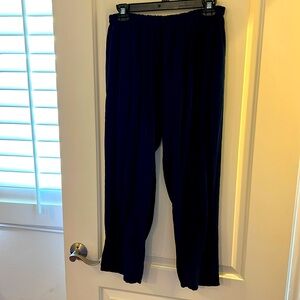 Oh My Gauze!! Size 2/Medium Dark Blue Ankle Length Pants 100% cotton Gently use